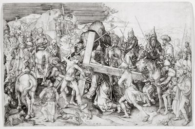 The Great Bearing of the Cross, c.1474 by Martin Schongauer